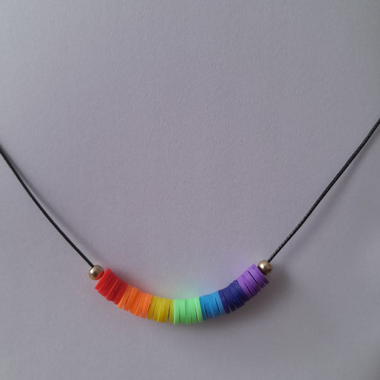 Rainbow gold Necklace