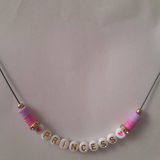 Pink & Purple 'Princess' Necklace